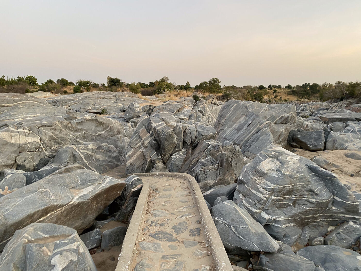 Paysage rocheux camerounais