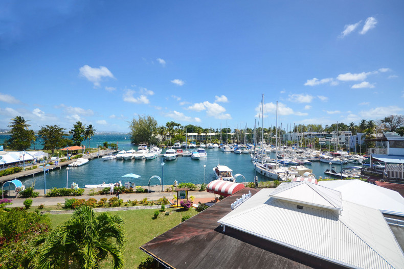 La marina du Marin et ses voiliers, Martinique